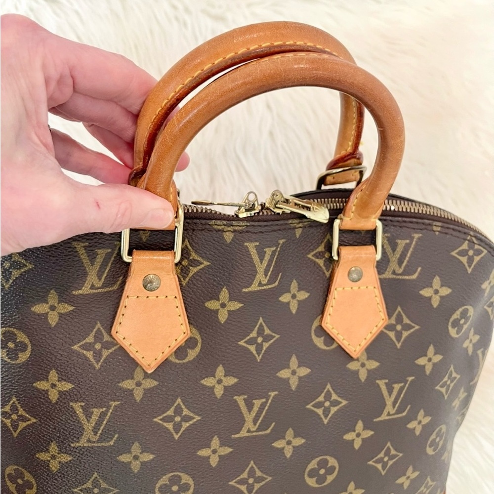 Louis Vuitton Alma PM Handbag Bag Tote Boston Bag - Picture 9 of 14